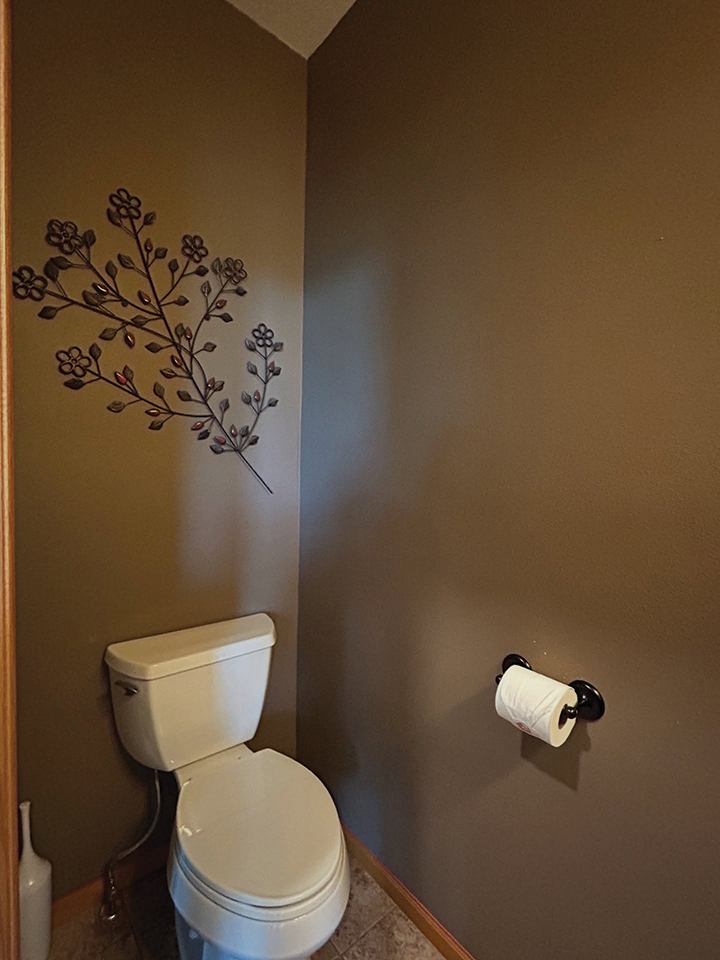 Powder room before renovation