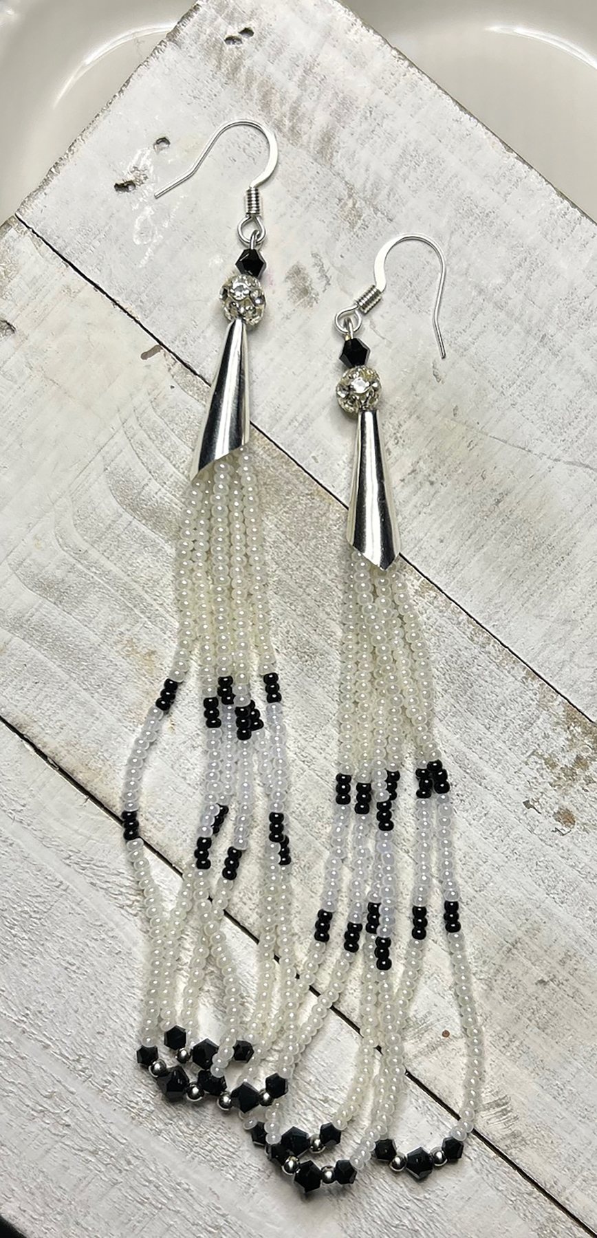 Hand-beaded piece from Mahto Creations