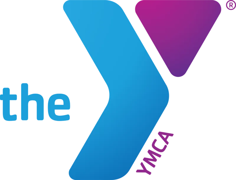 The Y (YMCA) logo in blue and purple