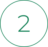 Number 2 inside a green circle outline