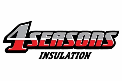 4 Seasons Insulation company logo in red, black, and white