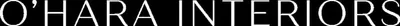 O'Hara Interiors logo in white text on black background