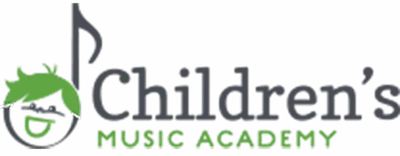 Children's Music Academy logo with a smiling child face and musical note