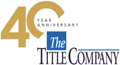 The Title Company 40 Year Anniversary logo