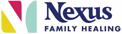 Nexus Family Healing logo with colorful geometric icon