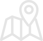 Gray map and location pin icon