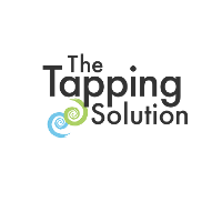 The Tapping Solution logo with blue and green swirl graphic
