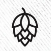 Simple line icon of a hop cone