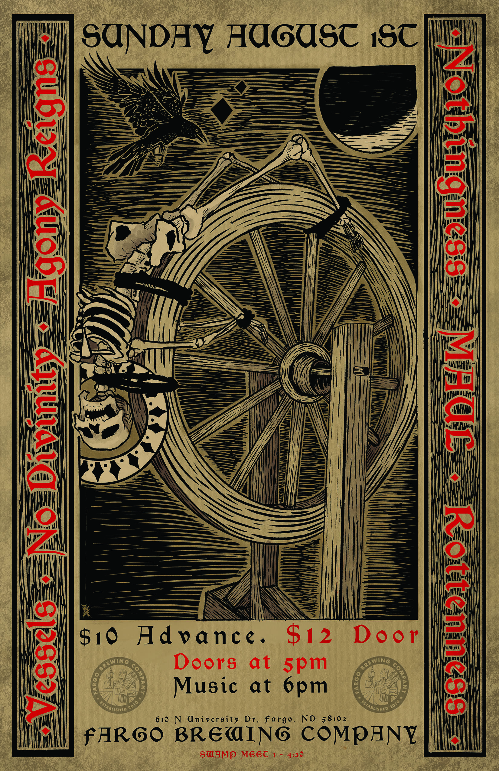 Illustrated market poster by Kalohe Designs