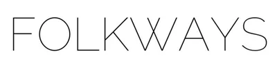 Folkways wordmark in thin sans-serif lettering