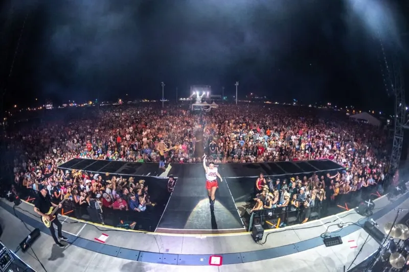 wefest concert and crowd view