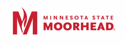 Minnesota State Moorhead official logo in red
