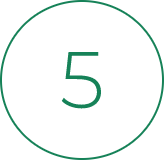 Number 5 inside a green circle