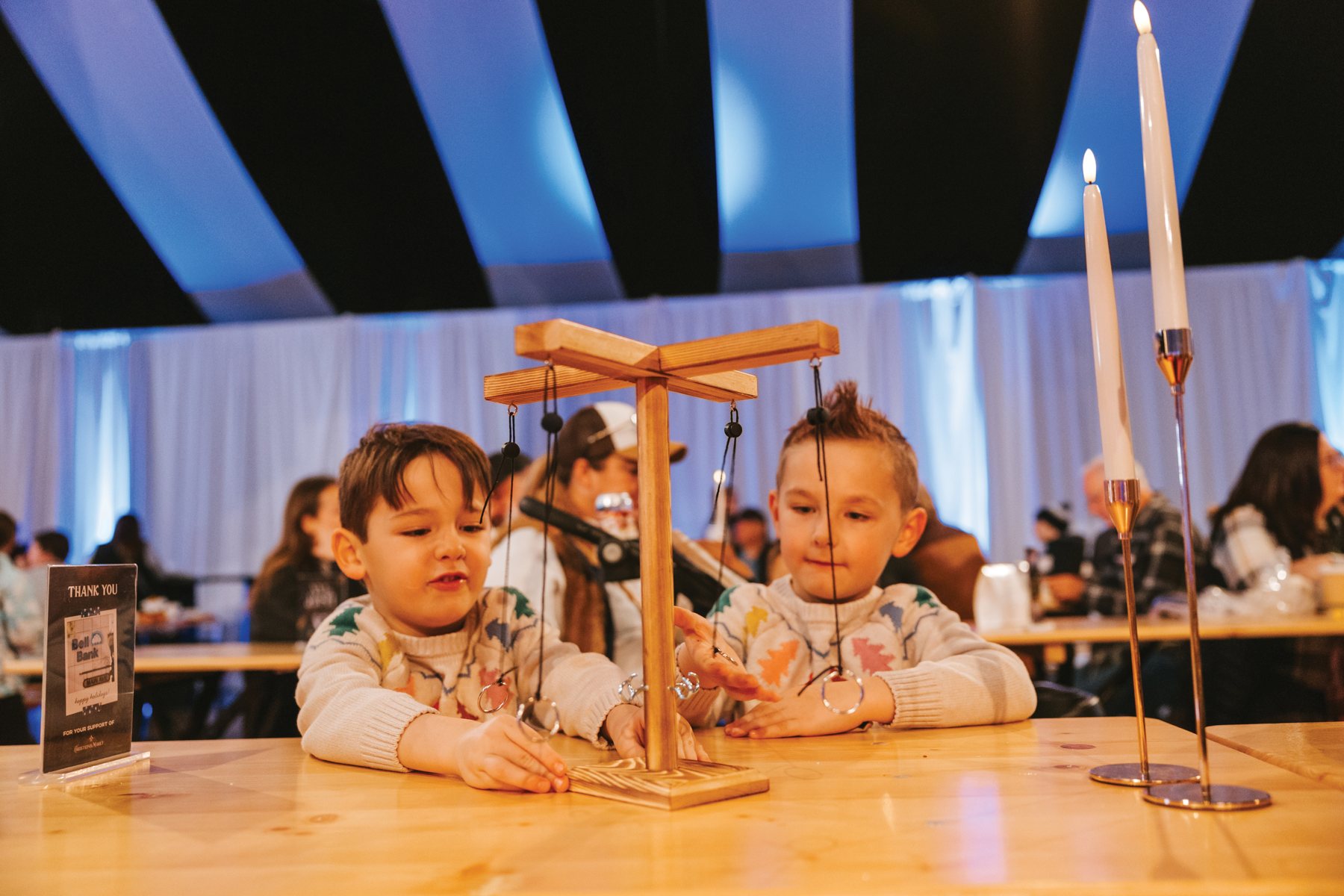 Children and families at a Folkways community event