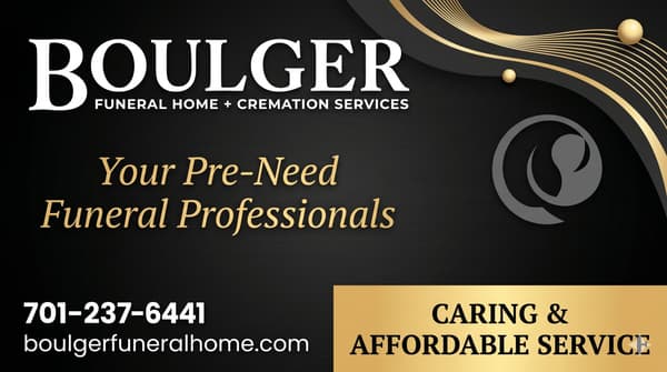 Boulger Funeral Home advertisement