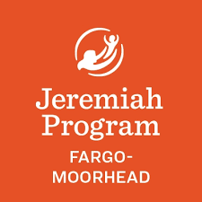 Jeremiah Program Fargo-Moorhead logo on orange background