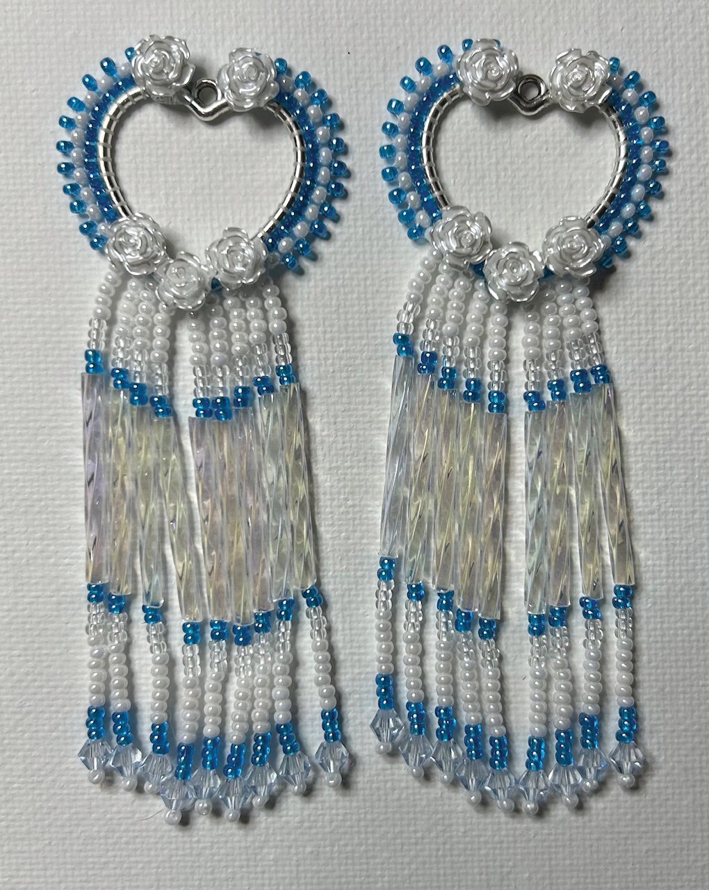 Hand-beaded piece from Mahto Creations