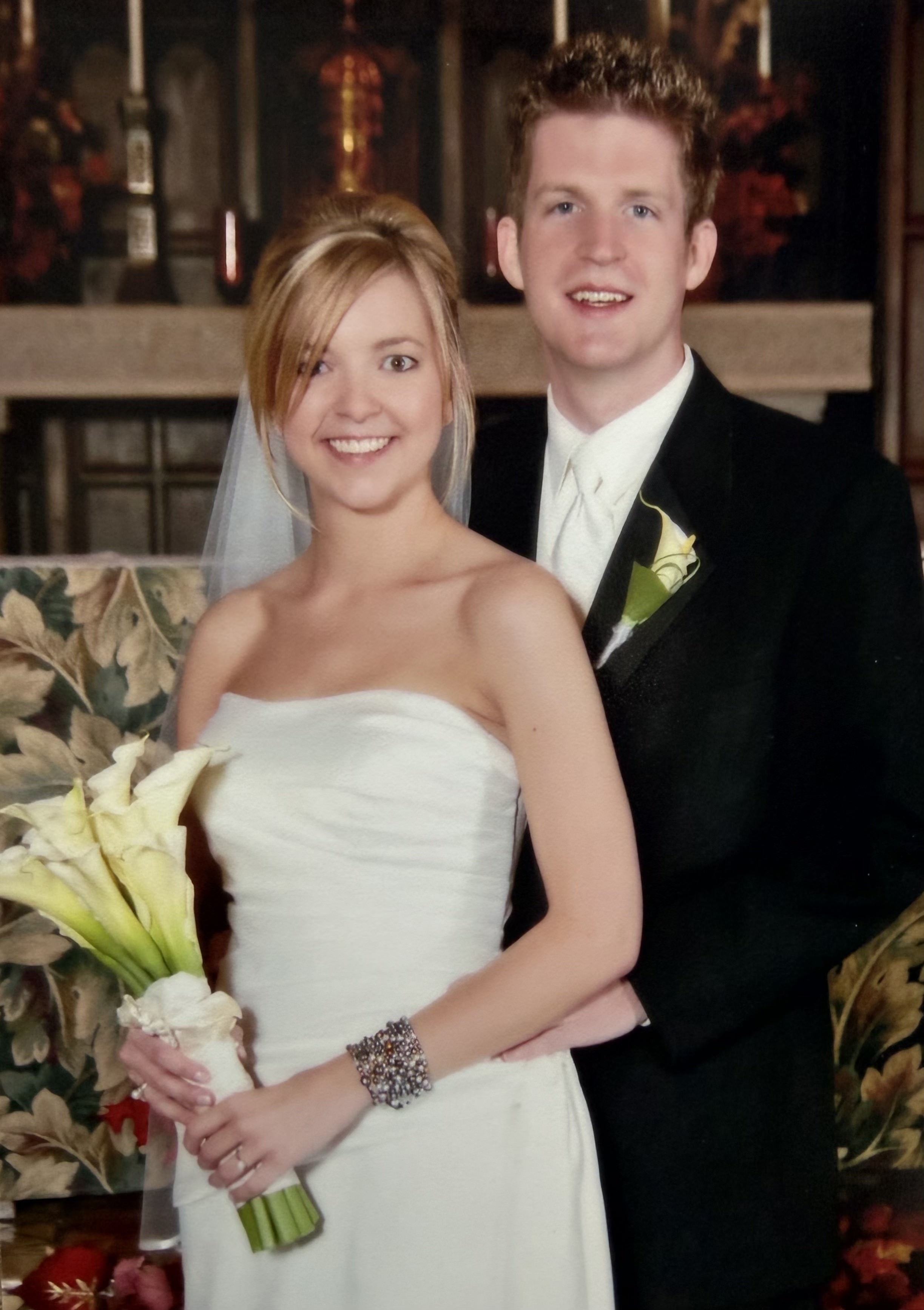 Jim and Laura Boulger on their wedding day