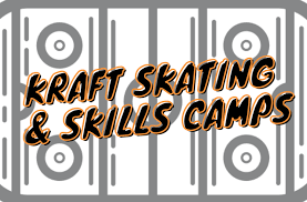 Kraft Skating & Skills Camps logo with hockey rink graphic